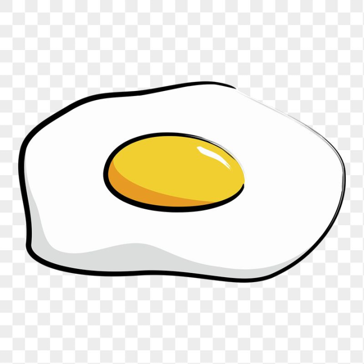 Free: Fried egg png sticker, food